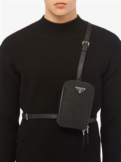 prada mens harness bag|farfetch prada bags.